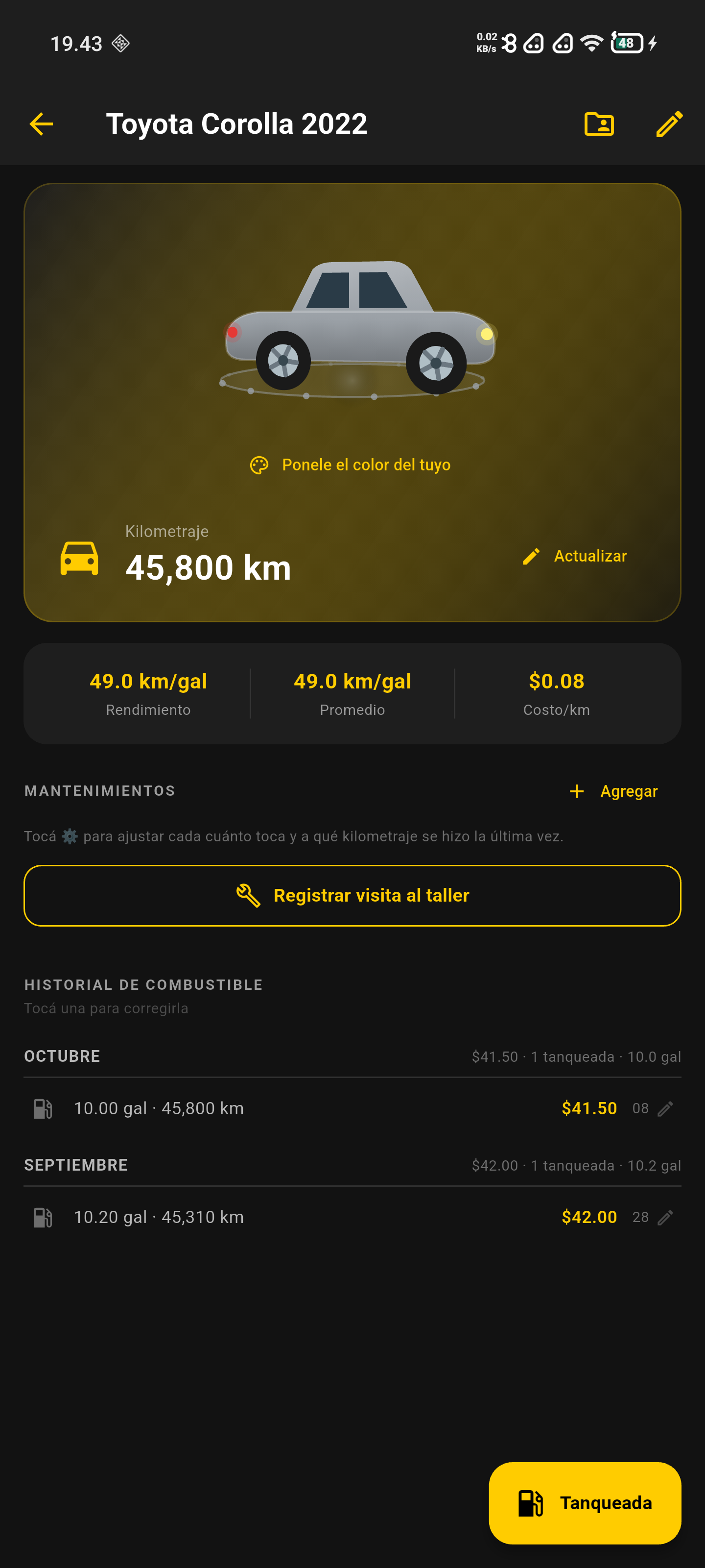 Mi Carro en Mi Pisto SV